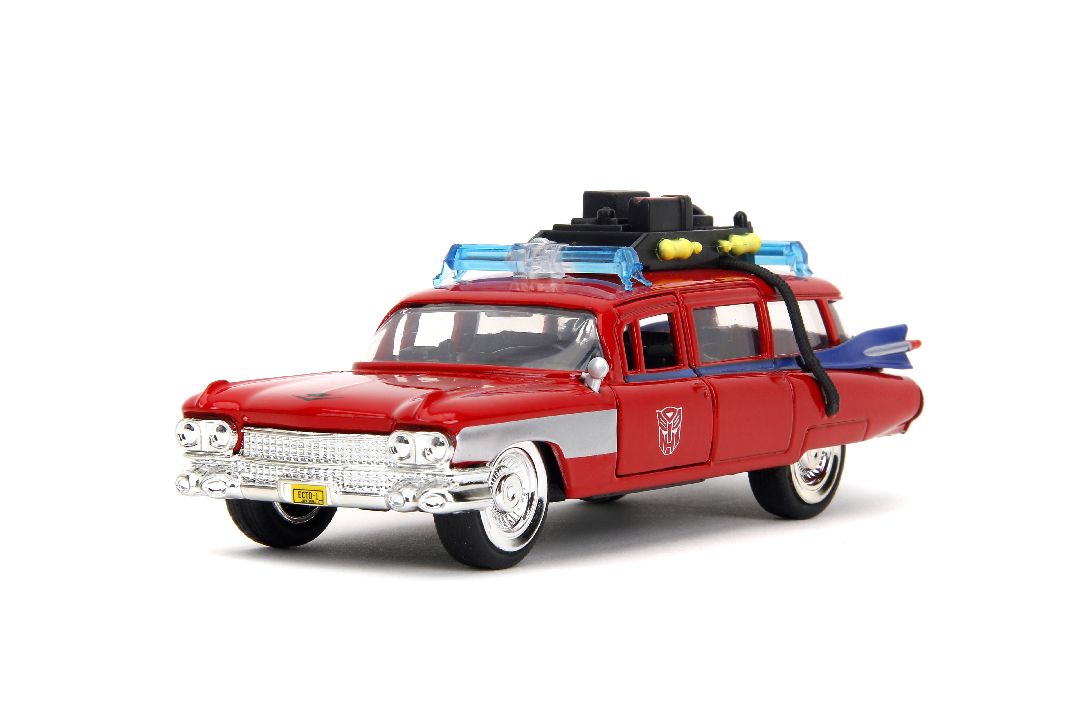 Jada 1/32 "Hollywood Rides" - Ghostbusters ECTO-1 (w/ Optimus Prime Graphics) HPD