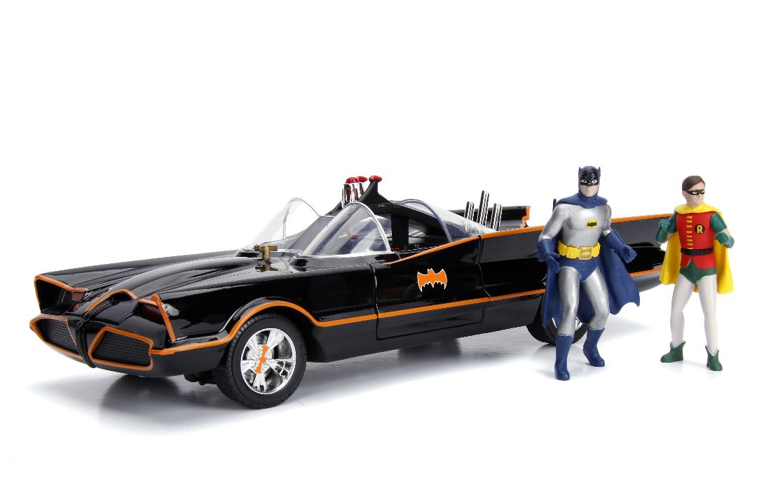 Jada 1/18 "Hollywood Rides" 1966 TV Series Batmobile with Batman HPD