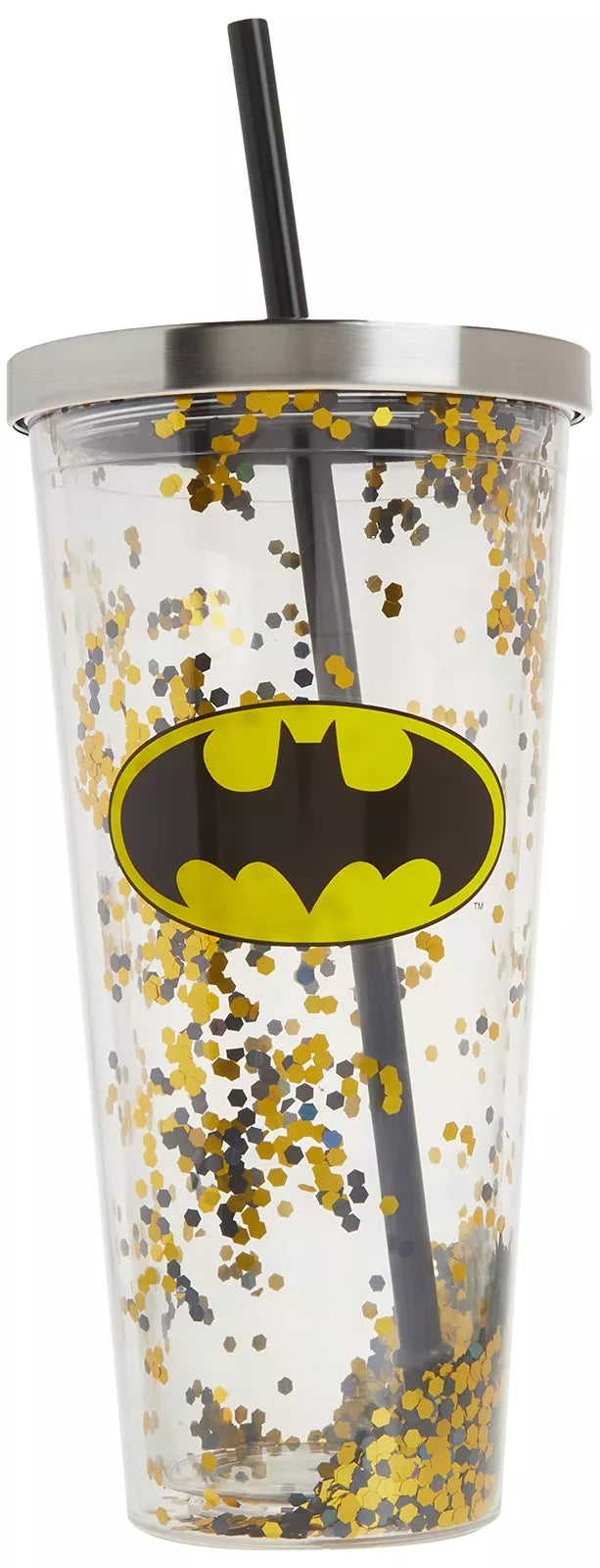 BATMAN LOGO GLITTER CUP Spoontiques