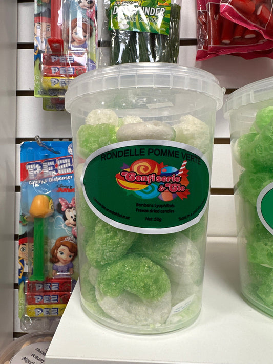 LYOPHILISÉ RONDELLES POMME VERTE Lyophilisé