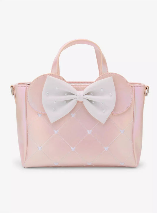 Loungefly Disney Minnie Mouse Pink Pearl Mini Satchel Bag HT/BL
