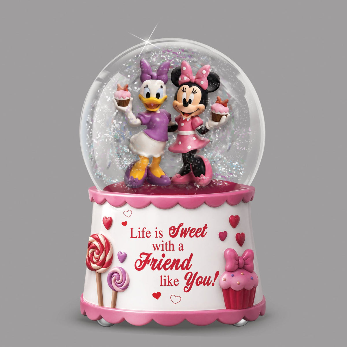 Minnie and Daisy Glitter Globe de Bradford