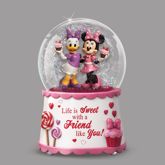 Minnie and Daisy Glitter Globe de Bradford
