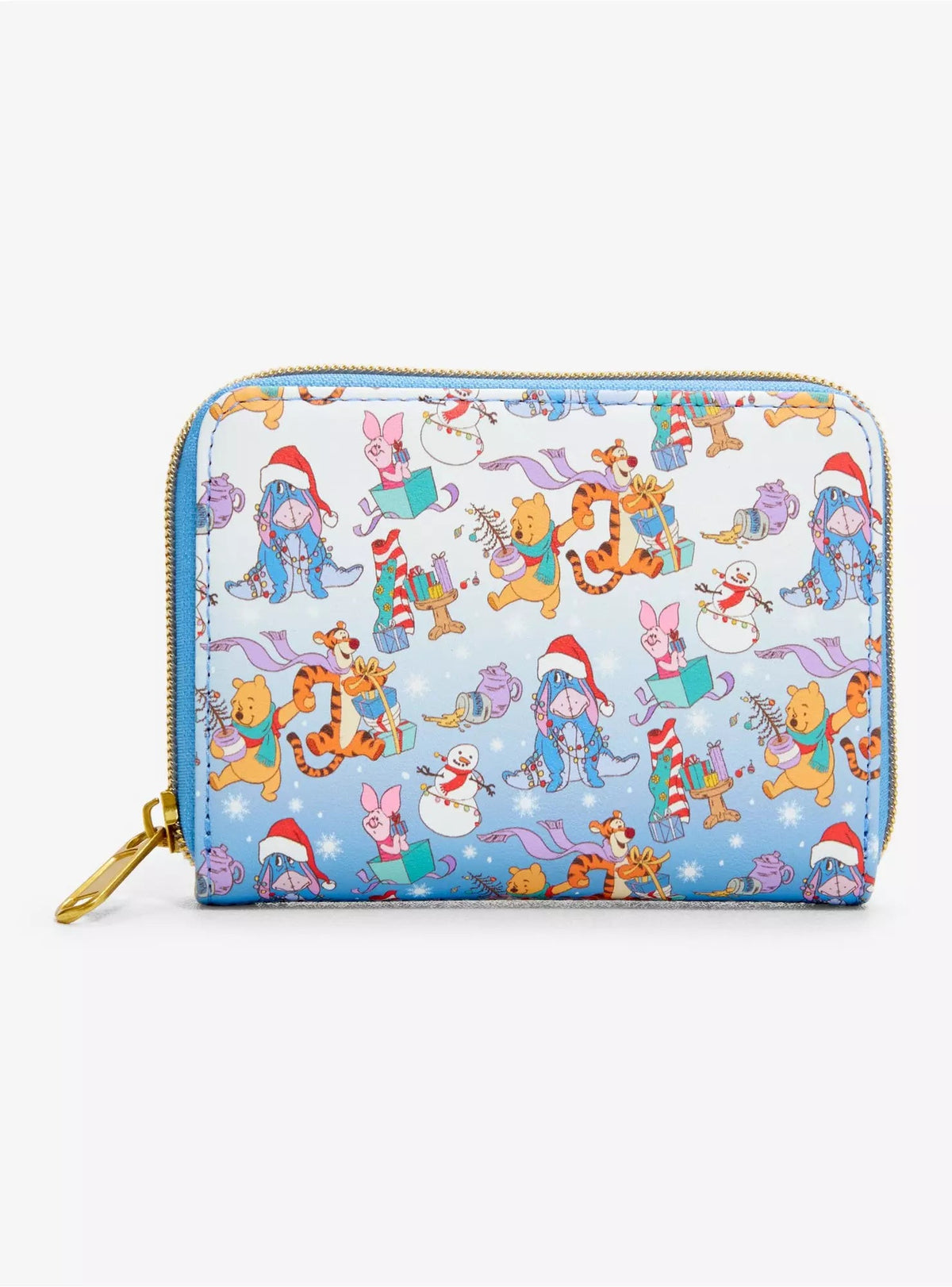 Loungefly Disney Winnie The Pooh Holiday Mini Zipper Wallet HT/BL