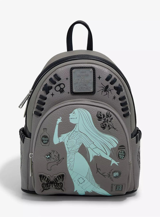 Loungefly Disney The Nightmare Before Christmas Sally Icons Mini Backpack HT/BL