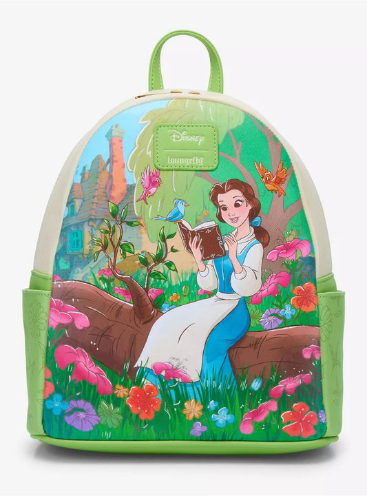 Loungefly Disney Beauty And The Beast Belle Reading Mini Backpack HT/BL