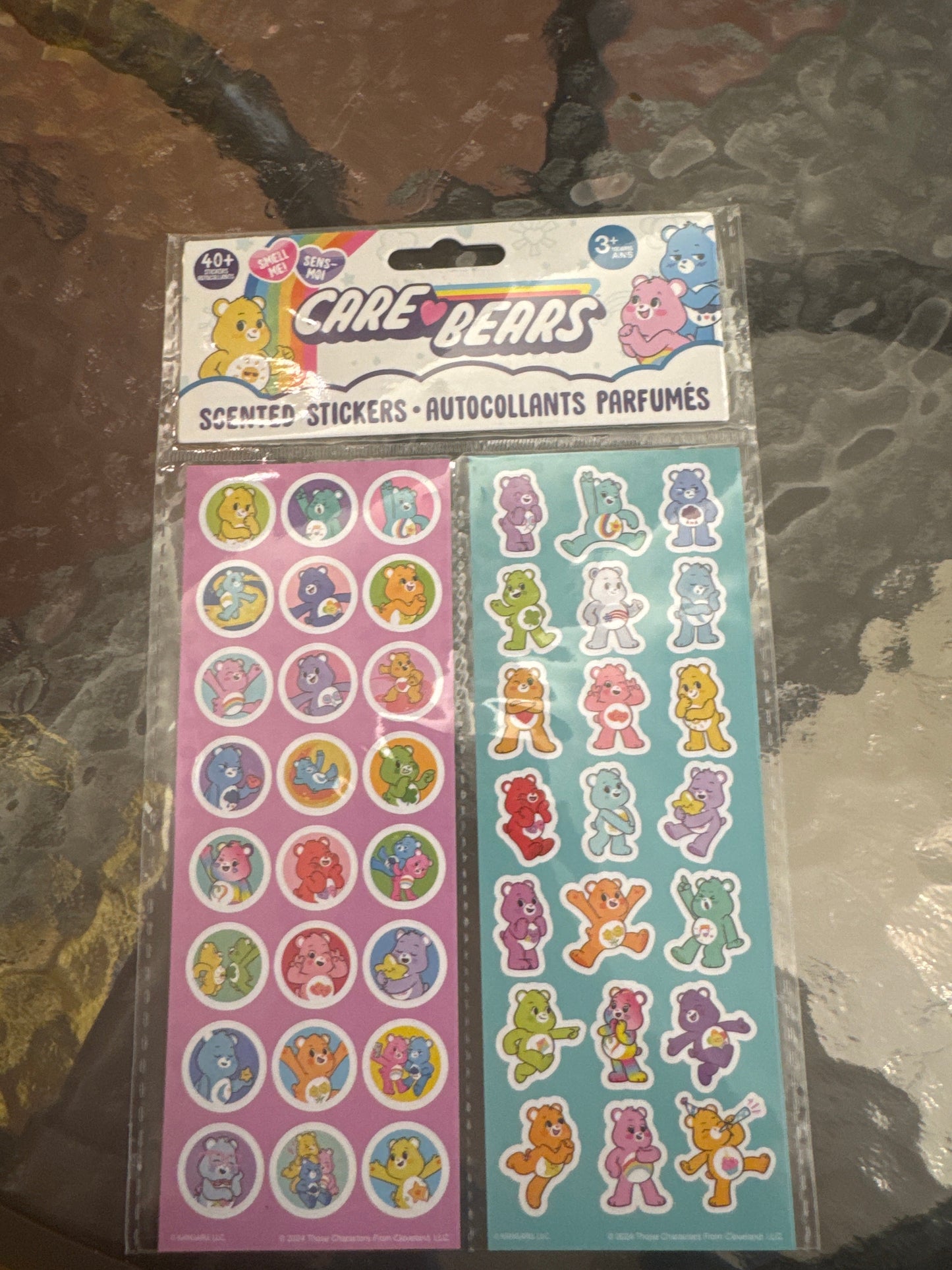 Care bears autocollants parfumés Confiserie et cie
