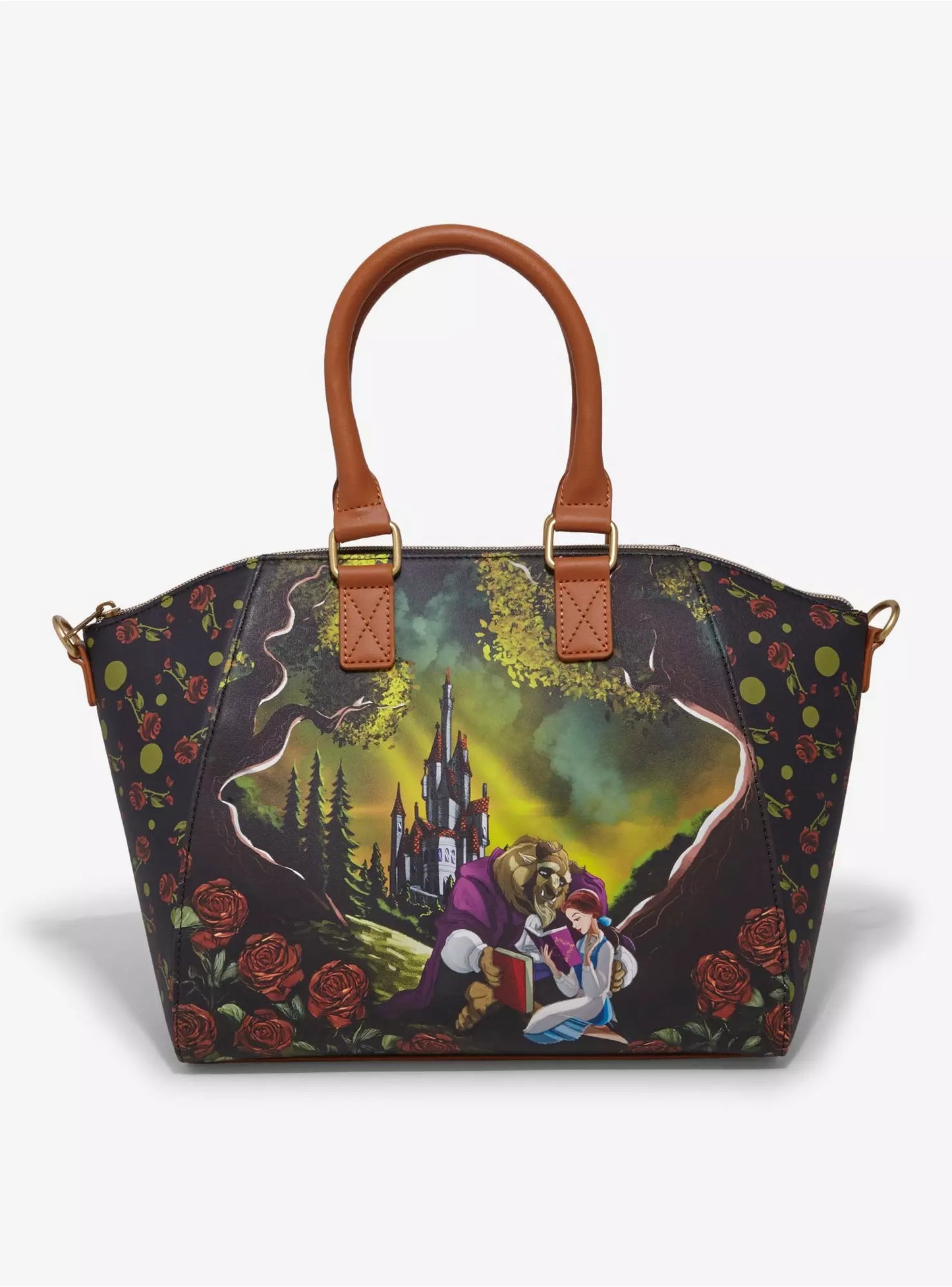 Loungefly Disney – Sac Satchel La Belle et la Bête (Château)