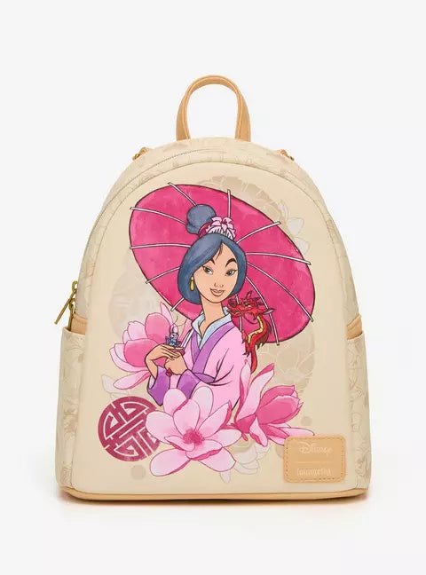 Loungefly Disney Mulan Parasol Mini Backpack HT/BL