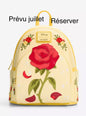Loungefly Disney Beauty and The Beast Enchanted Rose Shimmer Mini Backpack HT/BL