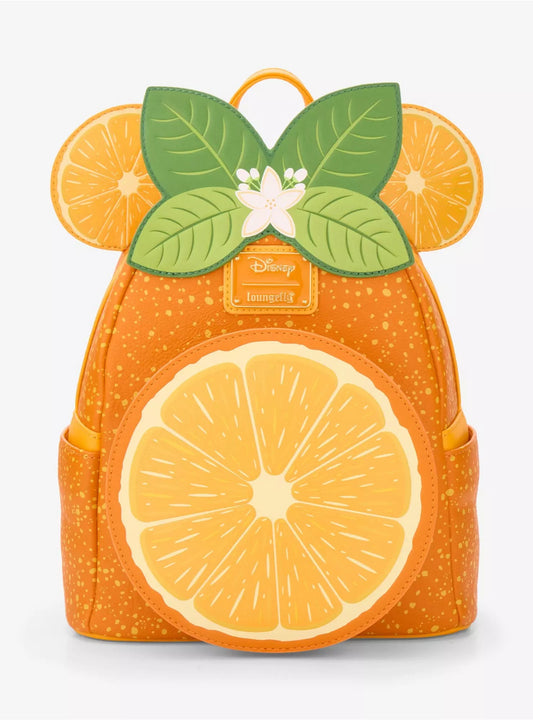 Loungefly Disney Minnie Mouse Orange Ears Orange Scented Mini Backpack HT/BL
