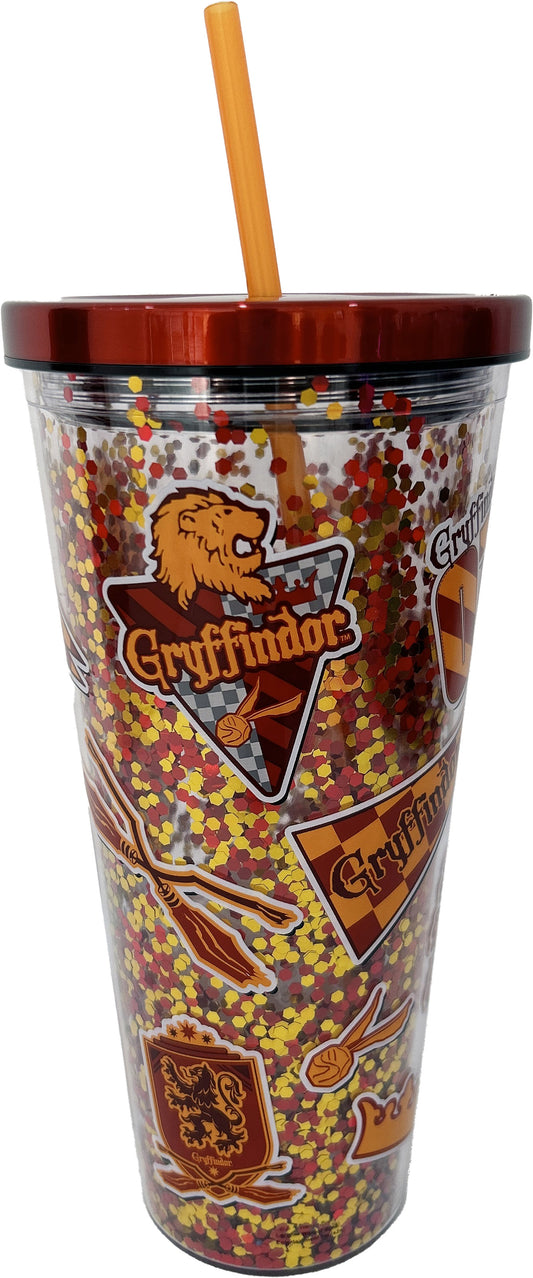 GRYFFINDOR 32OZ GLITTER CUP