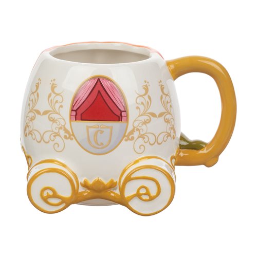 Disney Cinderella Pumpkin Sculpted Mug