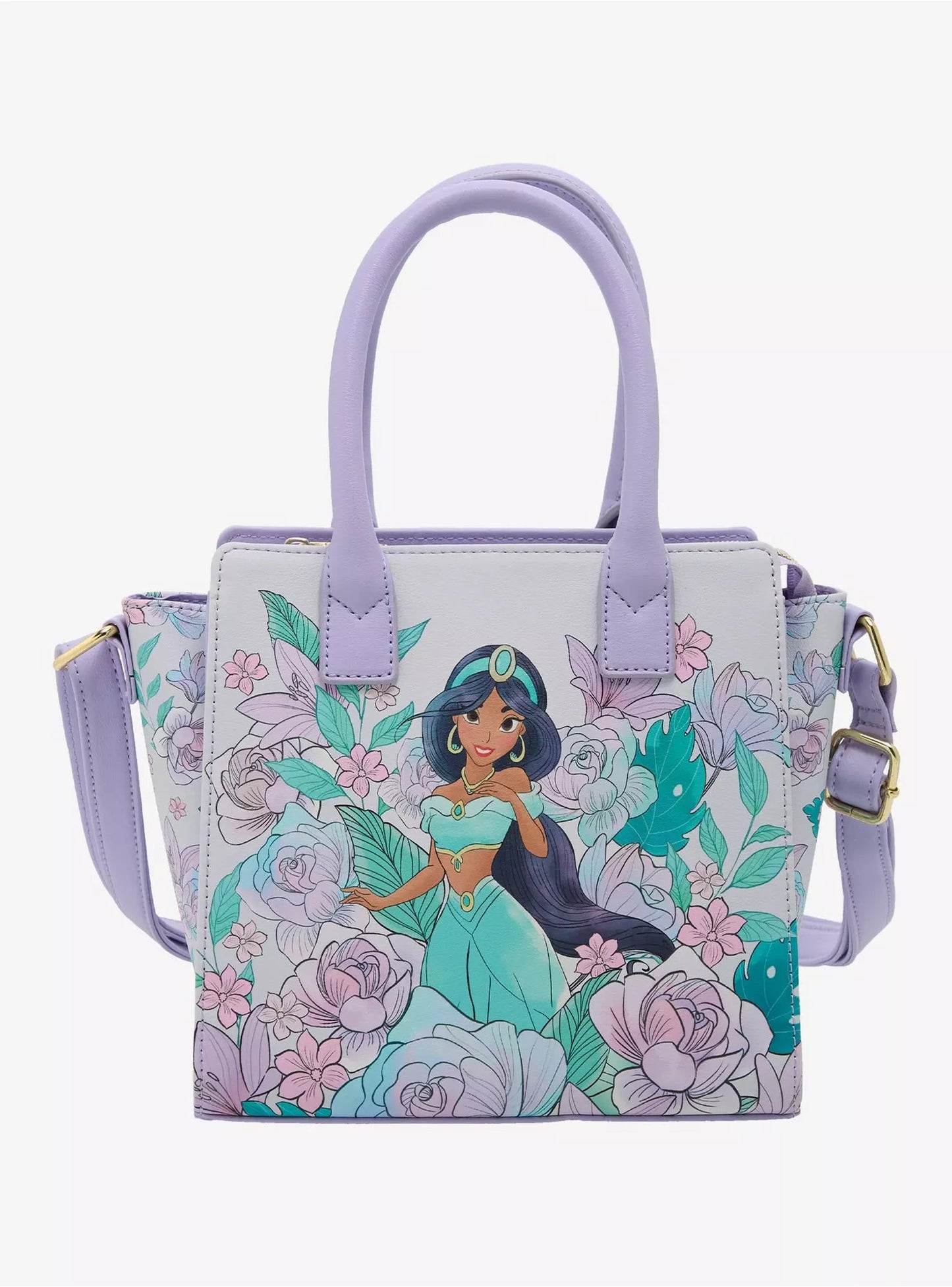 Loungefly Disney Princess Jasmine Floral Mini Satchel Bag HT/BL