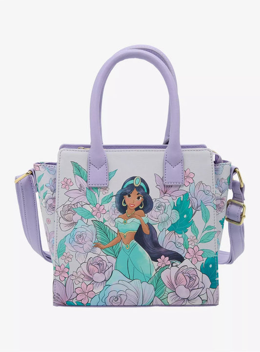 Loungefly Disney Princess Jasmine Floral Mini Satchel Bag HT/BL