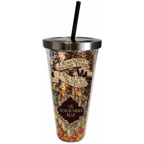 MARAUDER'S MAP GLITTER CUP