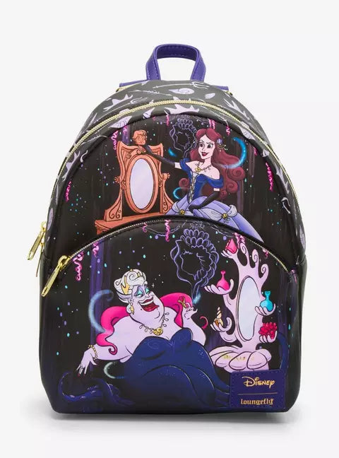Loungefly Disney The Little Mermaid Ursula & Vanessa Mini Backpack HT/BL
