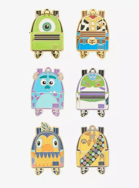Loungefly Disney Pixar Backpack Blind Box Enamel Pin HT/BL
