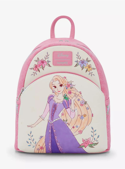 Loungefly Disney Tangled Rapunzel Flowers Mini Backpack HT/BL