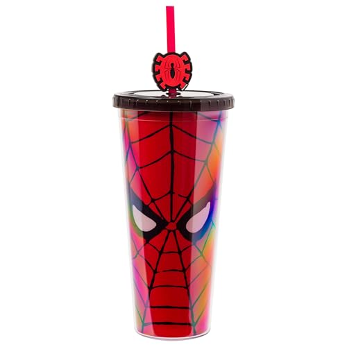 Gobelet réfrigérant en plastique Marvel Spider-Man Eyes 24 oz Confiserie et cie