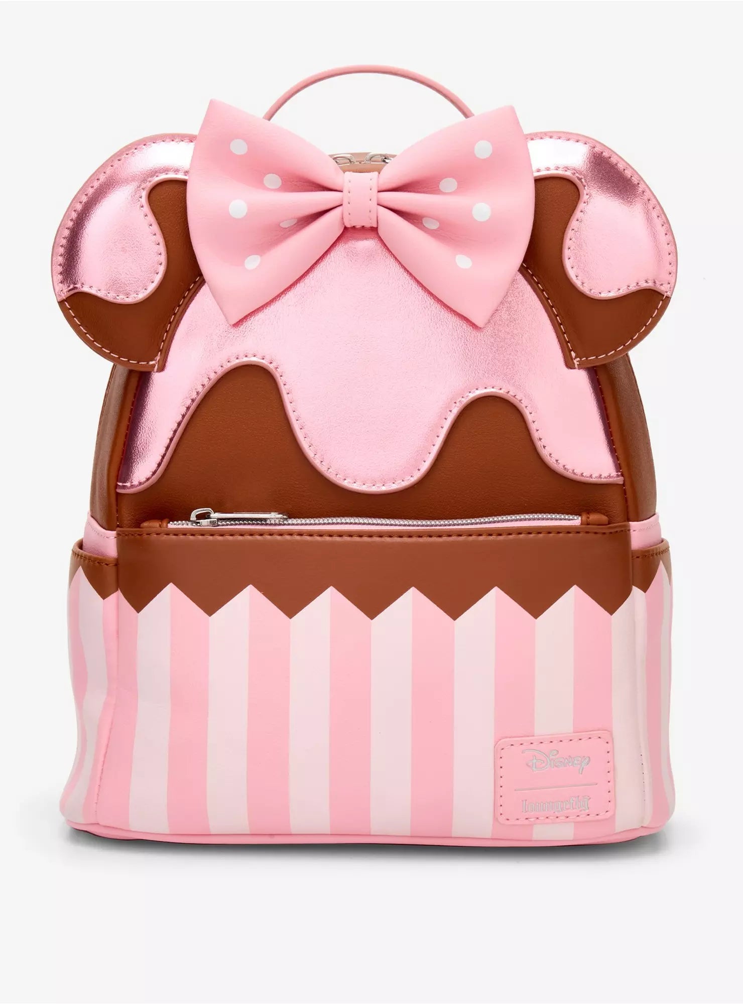 Loungefly Disney Minnie Mouse Strawberry Chocolate Cupcake Mini Backpack HT/BL