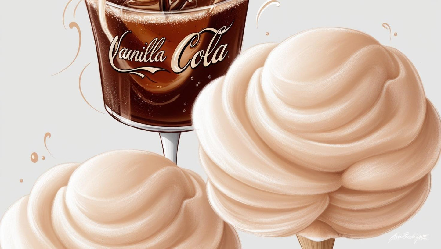 BARBE A PAPA COLA VANILLE 60G