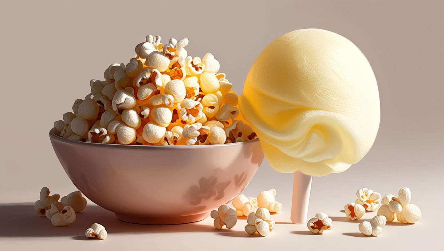 BARBE A PAPA POPCORN AU BEURRE 60G