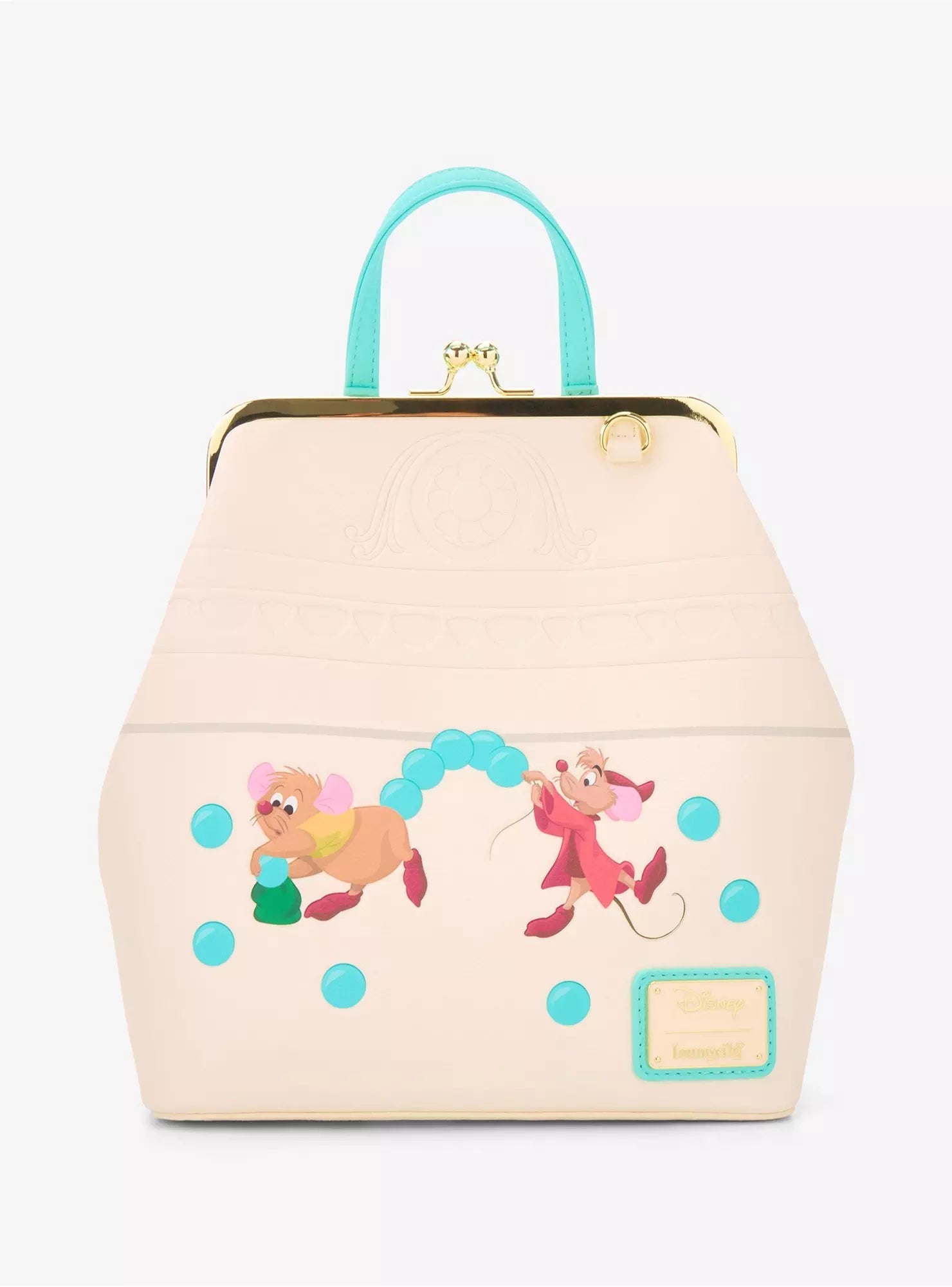 Loungefly Disney Cinderella Jaq & Gus Beads Mini Backpack HT/BL