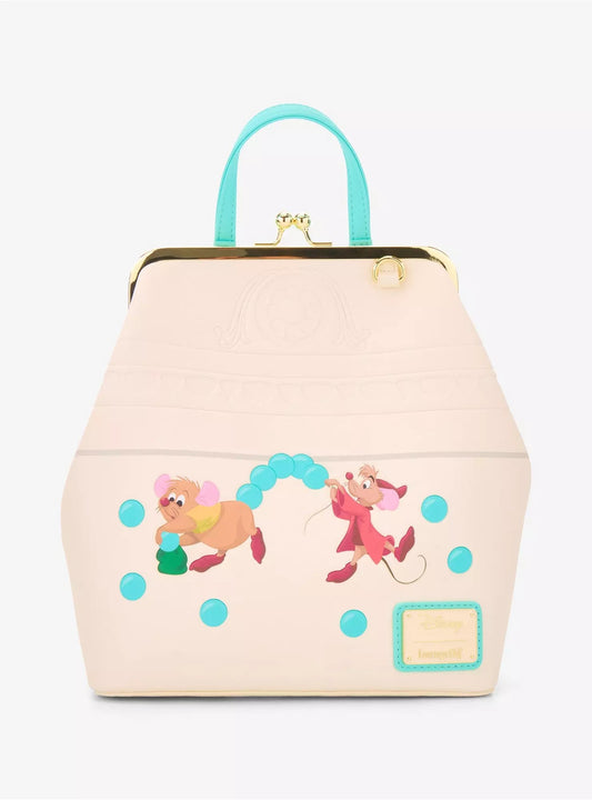 Loungefly Disney Cinderella Jaq & Gus Beads Mini Backpack HT/BL