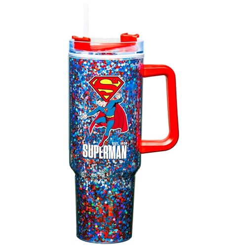 VERRE 40OZ TRAVEL MUG SUPERMAN