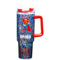 VERRE 40OZ TRAVEL MUG SUPERMAN