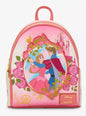 Loungefly Disney Sleeping Beauty Aurora Floral Magnetic Door Mini Backpack HT/BL