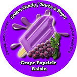 barbe a papa popsicle aux raisins