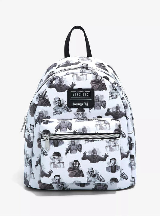 Loungefly Universal Monsters Icons Mini Backpack HT/BL