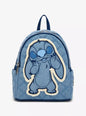 Loungefly Disney Lilo & Stitch Denim Patchwork Mini Backpack HT/BL