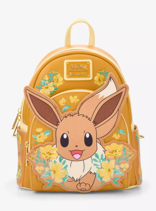 Loungefly Pokémon Eevee Floral Mini Backpack HT/BL