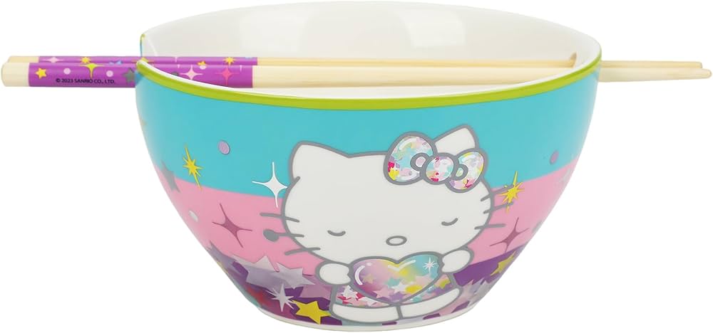 HELLO KITTY CHOPSTICK BOWL