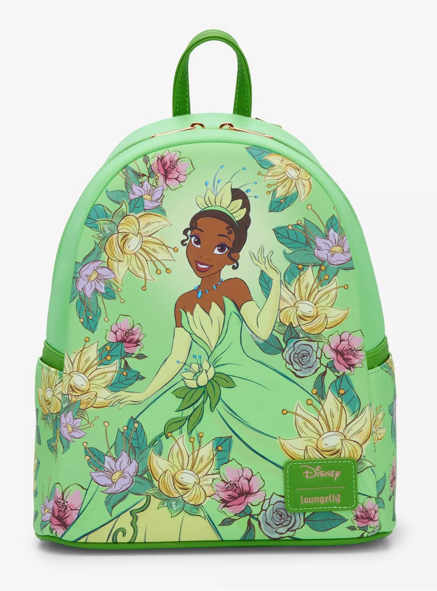 Loungefly Disney The Princess And The Frog Tiana Floral Mini Backpack HT/BL