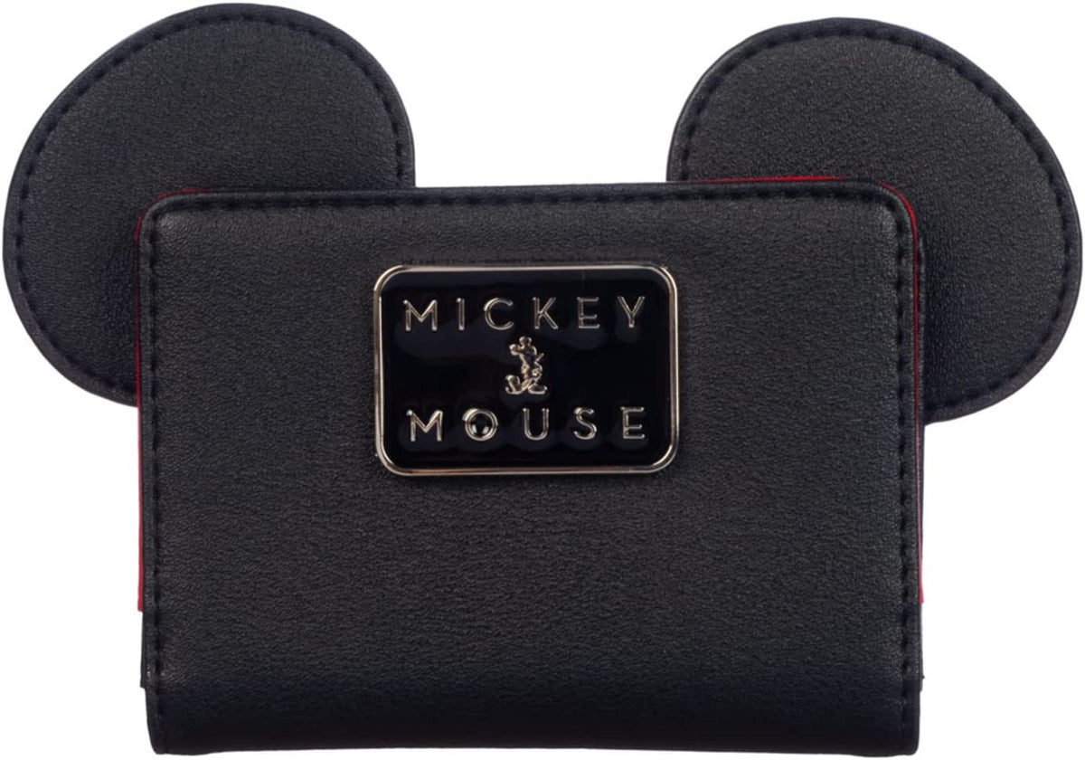 Mickey Mouse Big Ears Faux Leather Womens Bifold Wallet Ma boutique