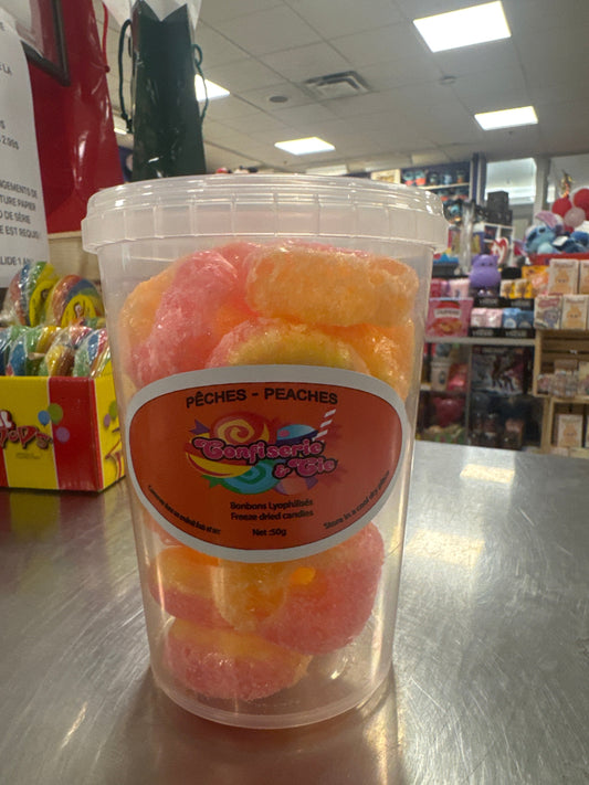 Lyophilisée pêche ring Lyophilisé