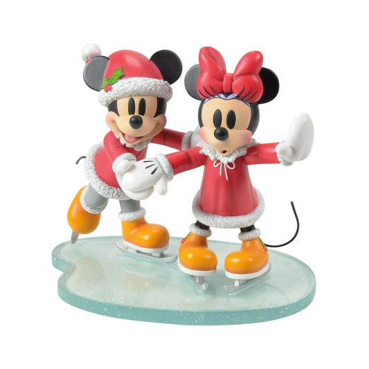 Mickey & Minnie Skating Enesco