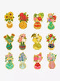 Loungefly Disney Princess Flower Vase Stained Glass Blind Box Enamel Pin HT/BL