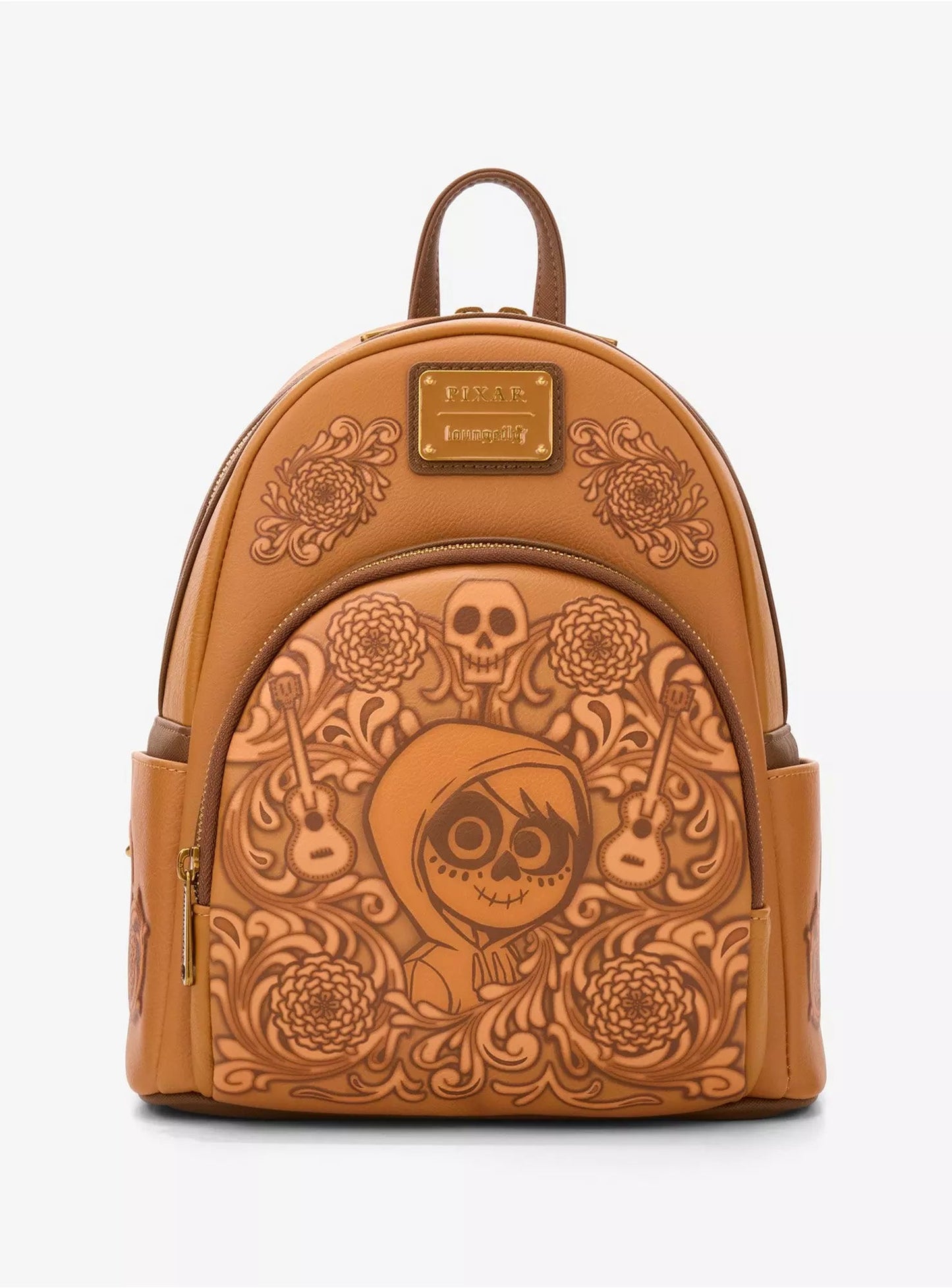 Loungefly Disney Pixar Coco Floral Miguel Tonal Mini Backpack HT/BL