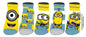Despicable Me - Kevin, Stuart and Bob on Yellow 5 Pack Ankle Sock 9-11 Ma boutique