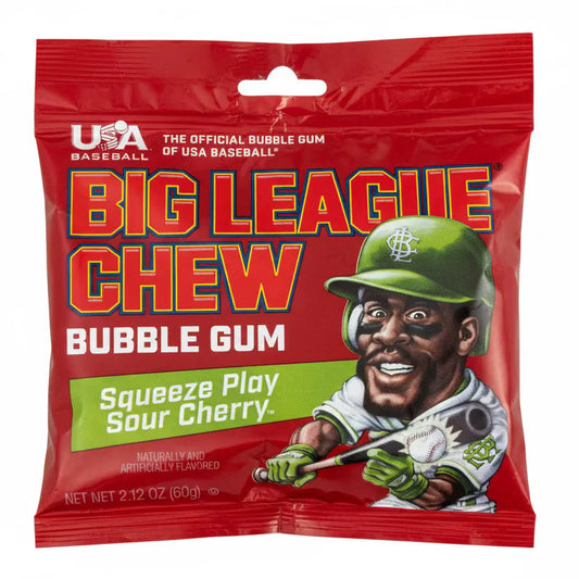 Big League Chew Sour Cherry 2.12oz Blackcat