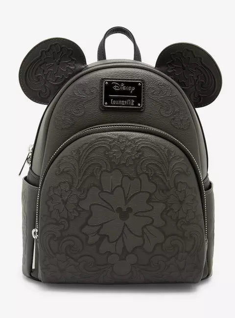 Loungefly Disney Mickey Mouse 3D Ears Tooled Mini Backpack HT/BL