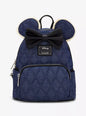 Loungefly Disney Minnie Mouse Denim Quilted Mini Backpack HT/BL
