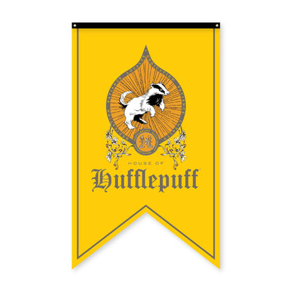 Drapeau Harry Potter avec emblème Poufsouffle (30 x 50 pouces)