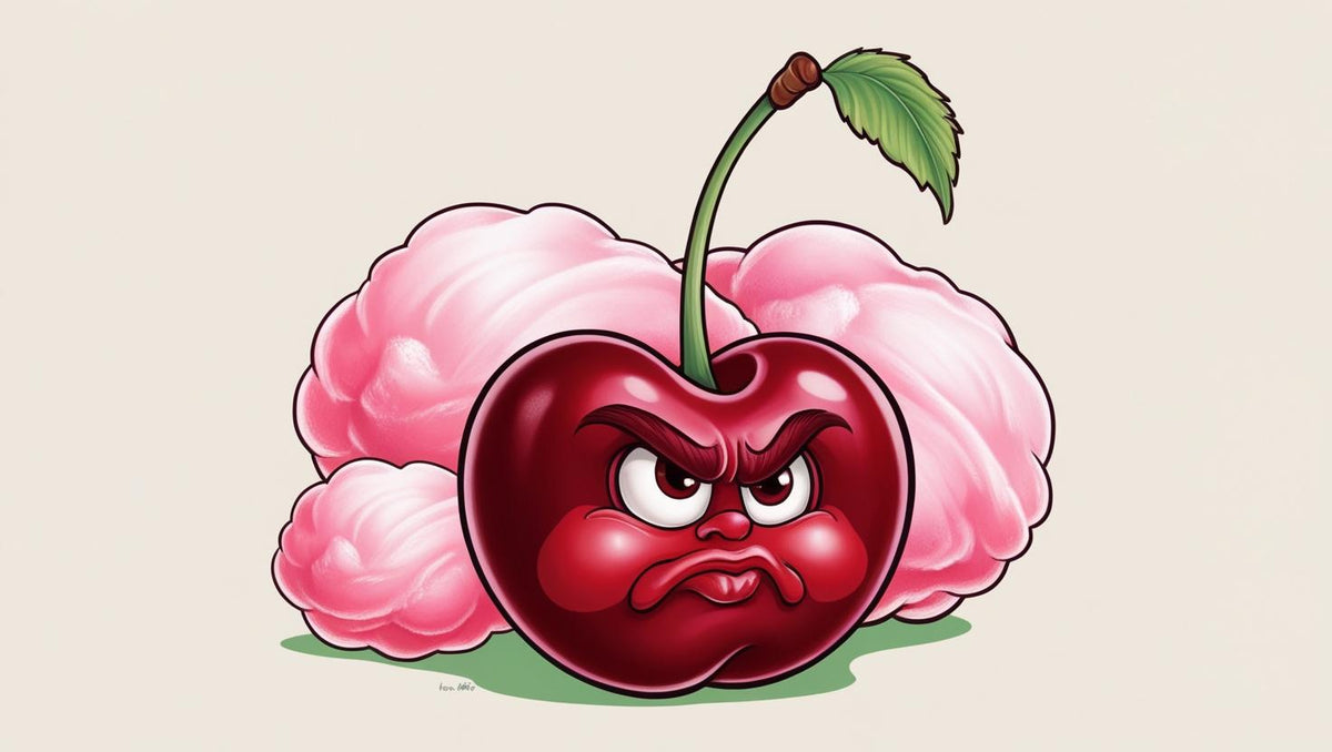BARBE A PAPA CERISE SÛRE 60G