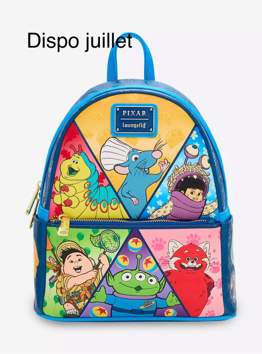 Loungefly Disney Pixar Characters Mini Backpack HT/BL